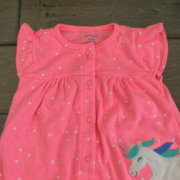 💜3/$15 Carter’s Snap Up Rompers (2) - Picture 4 of 11